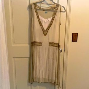 30’s style sheer dress with under slip